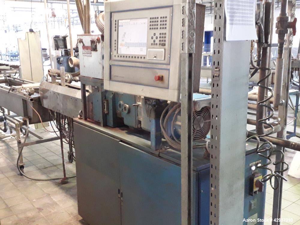 Used Werner & Pfleiderer Twin Screw Extruder, Type ZSK 25