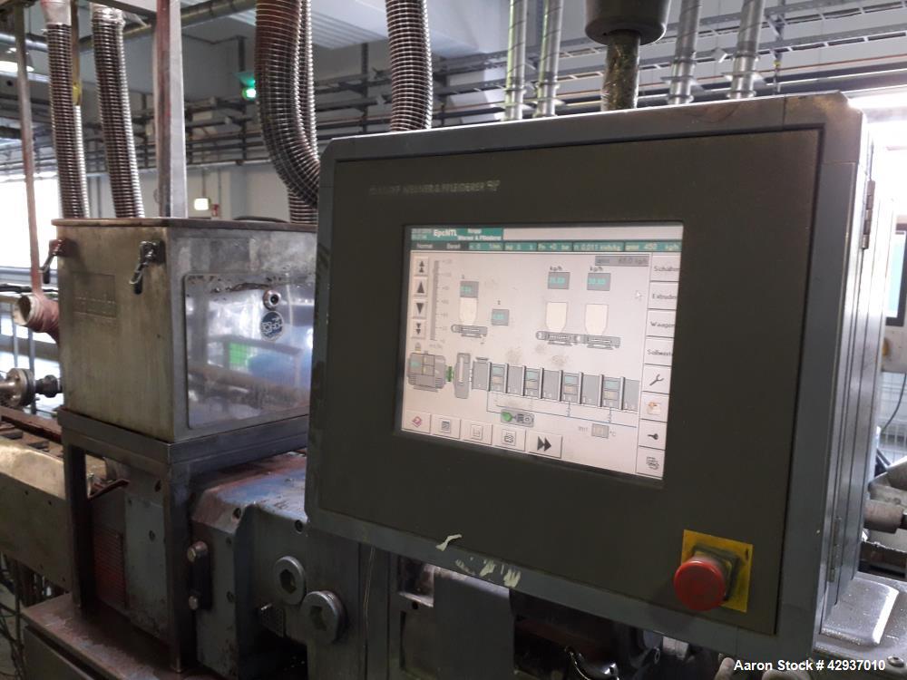 Used Werner & Pfleiderer Twin Screw Extruder, Type ZSK 25