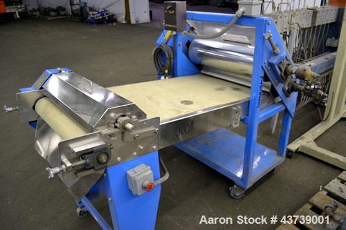 Used Coperion Werner Pfleiderer 25mm Twin Screw Extruder, Type ZSK-25. Manufactured New 2002. Approximate 40 to 1 L/D ratio. Co-Rotating intermeshing side by side screw design. 12 total Barrel sectio...