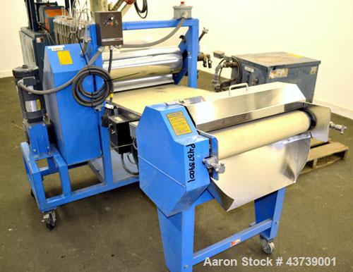 Used Coperion Werner Pfleiderer 25mm Twin Screw Extruder, Type ZSK-25. Manufactured New 2002. Approximate 40 to 1 L/D ratio. Co-Rotating intermeshing side by side screw design. 12 total Barrel sectio...