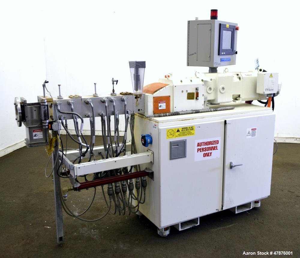 Used Krupp Werner & Pfleiderer 25mm Twin Screw Extruder, Type ZSK-25.