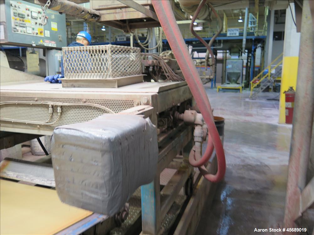 Used Werner &Pfleiderer 30mm Twin Screw Extruder, Model ZSK-30.  15 HP AC motor.  Includes; Schenck Accurate 602 Feeder, Baldor Drive, Newer PLC.  Controls and Drive Panel.  Built in 2000
