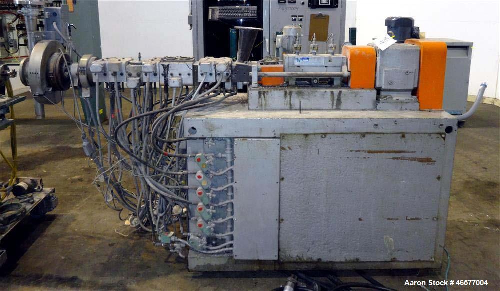 Used Werner & Pfleiderer Corp. 30mm Twin Screw Extrusion Line