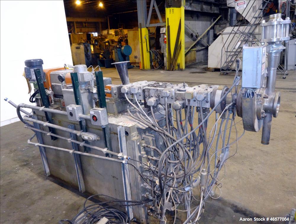 Used Werner & Pfleiderer Corp. 30mm Twin Screw Extrusion Line