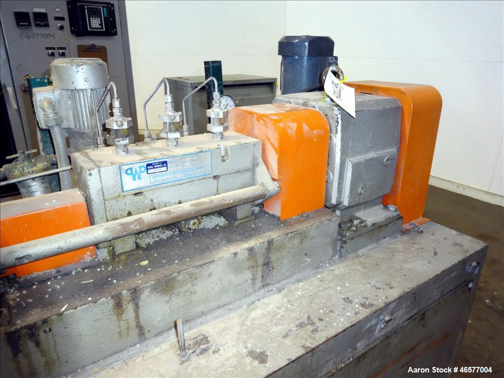 Used Werner & Pfleiderer Corp. 30mm Twin Screw Extrusion Line
