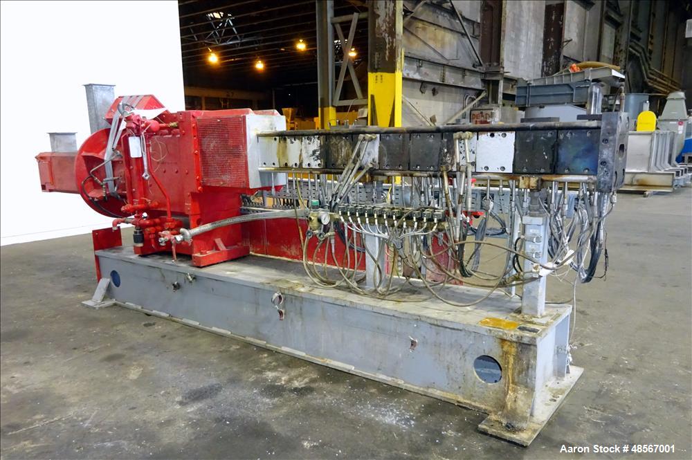 Used Werner & Pfleiderer 40mm Twin Screw Extruder, Type ZSK 40 F425.