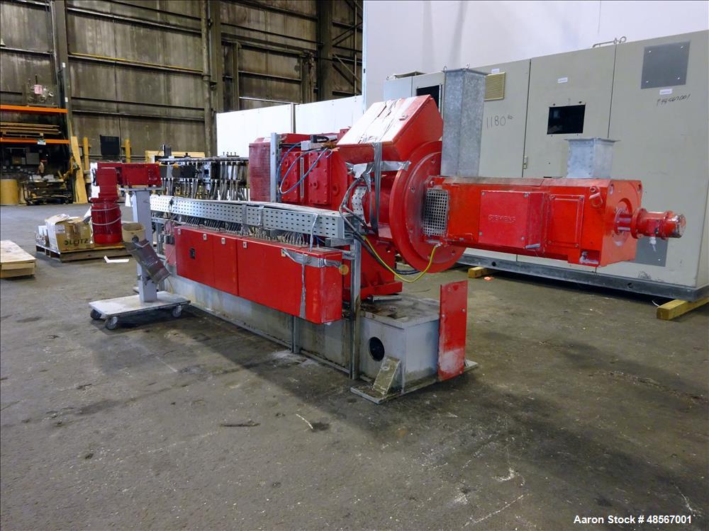 Used Werner & Pfleiderer 40mm Twin Screw Extruder, Type ZSK 40 F425.