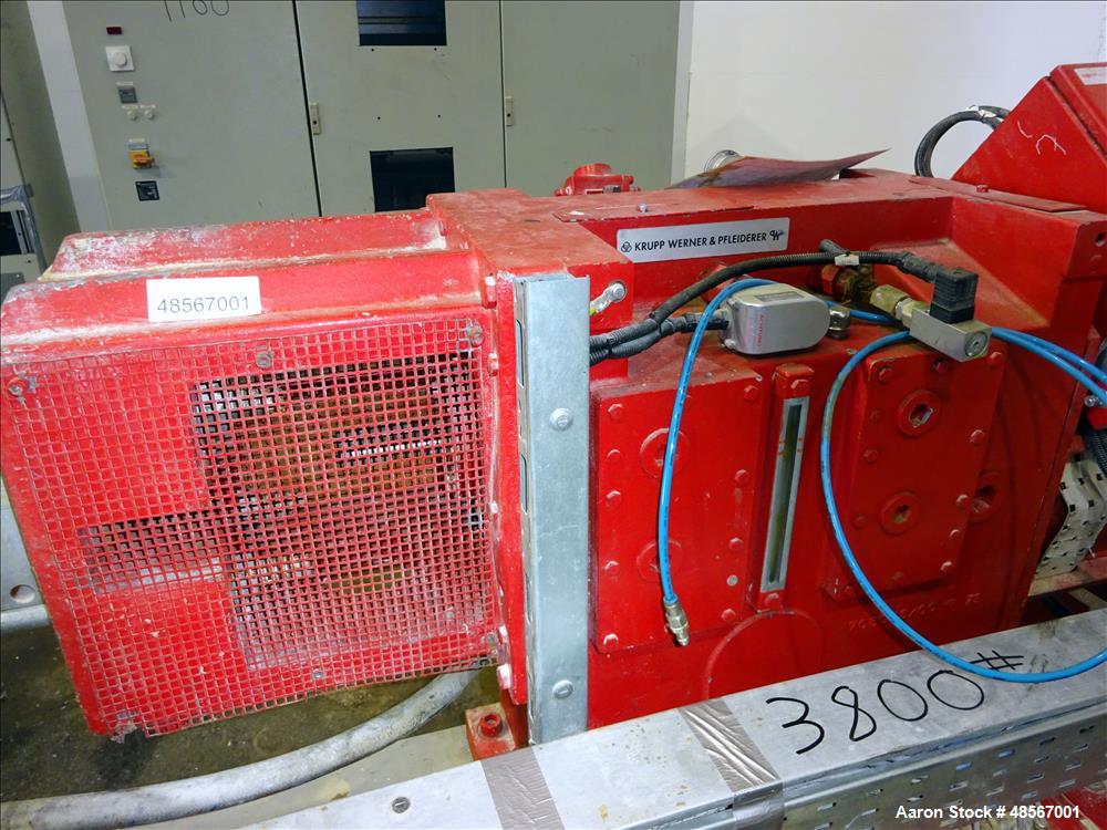 Used Werner & Pfleiderer 40mm Twin Screw Extruder, Type ZSK 40 F425.