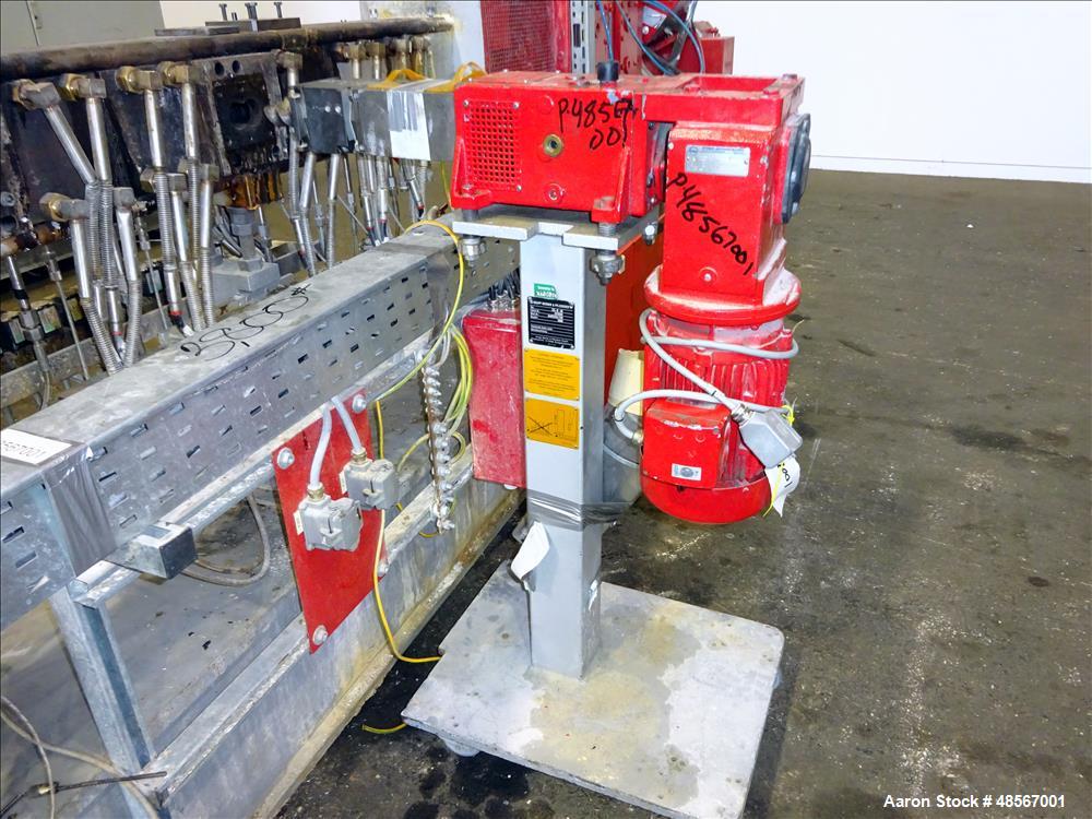 Used Werner & Pfleiderer 40mm Twin Screw Extruder, Type ZSK 40 F425.