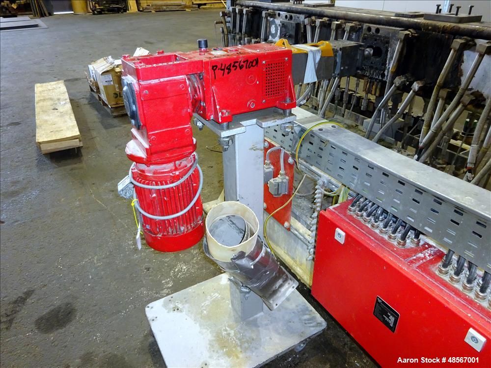 Used Werner & Pfleiderer 40mm Twin Screw Extruder, Type ZSK 40 F425.