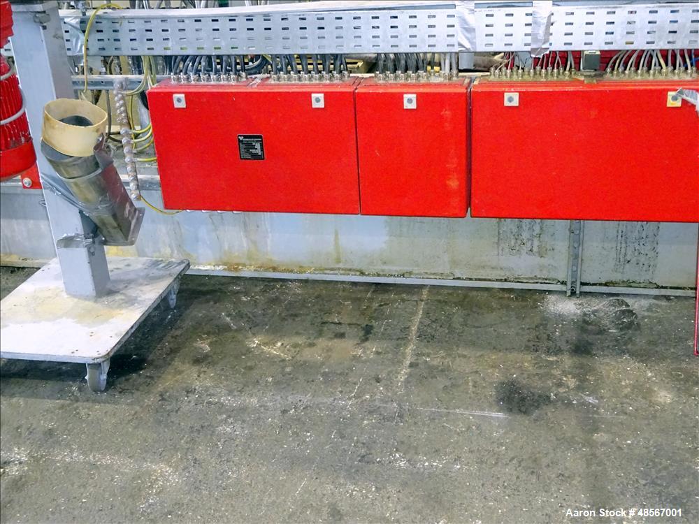 Used Werner & Pfleiderer 40mm Twin Screw Extruder, Type ZSK 40 F425.
