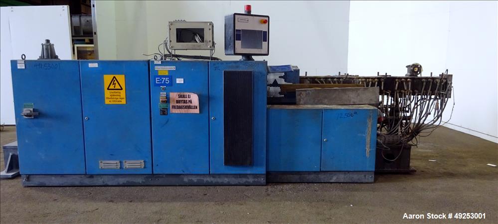 Used Coperion Werner & Pfleiderer Twin Screw Extruder