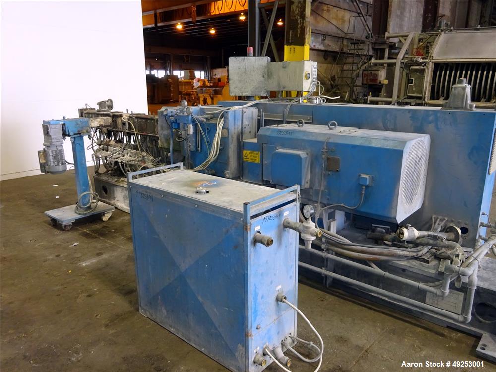 Used Coperion Werner & Pfleiderer Twin Screw Extruder