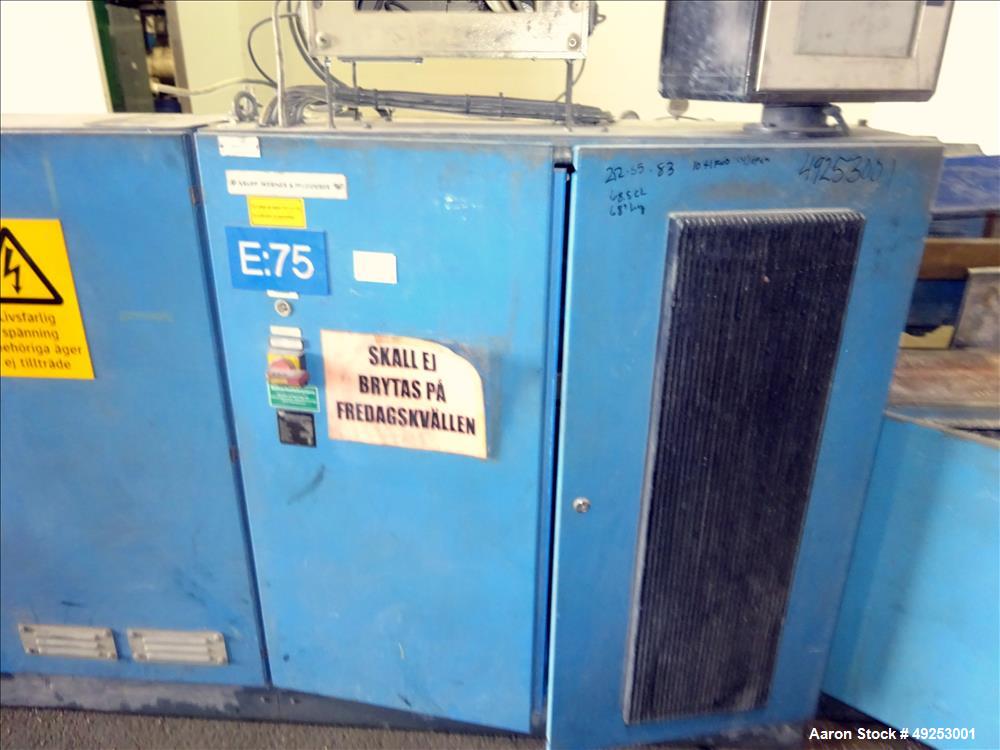 Used Coperion Werner & Pfleiderer Twin Screw Extruder