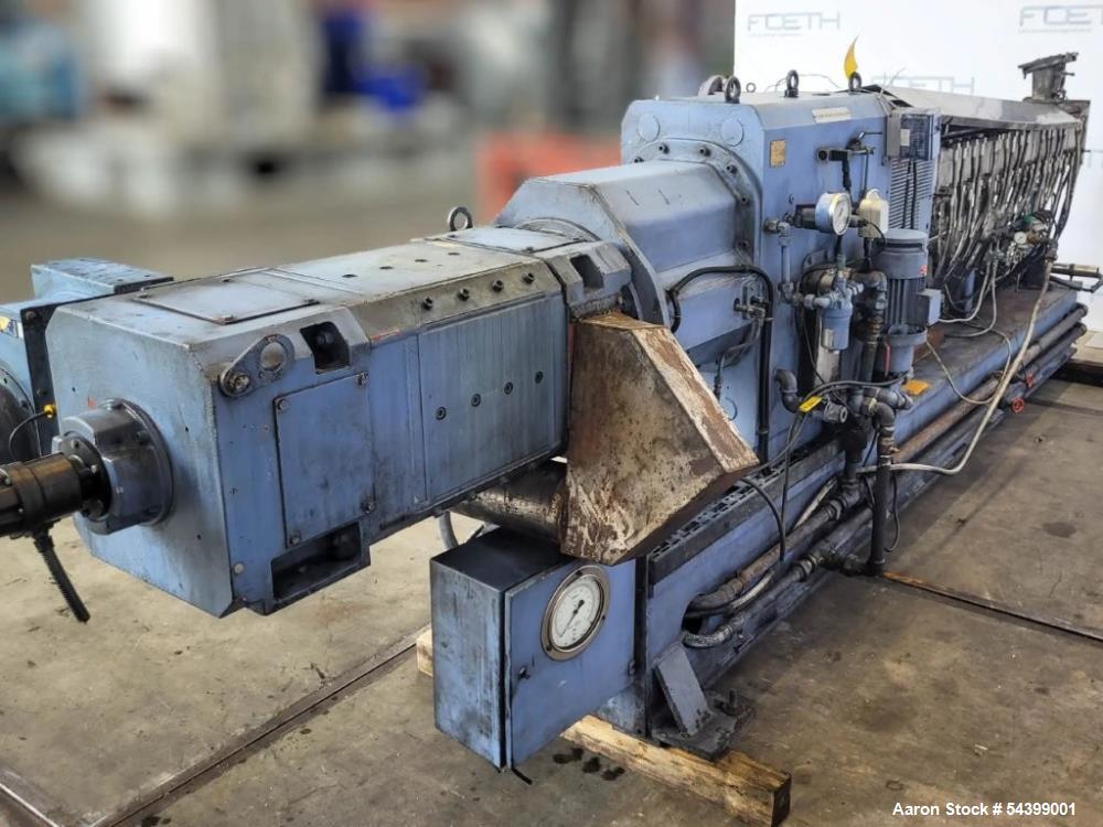 Used Coperion Werner & Pfleiderer ZSK 50 MCC Twin Screw Extruder – 40mm High-Speed Compounding System with Side Feeder
