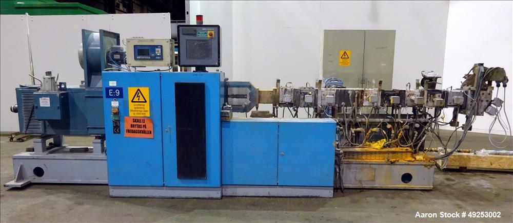 Used Coperion Werner & Pfleiderer Twin Screw Extruder Model ZSK 58 MCC.