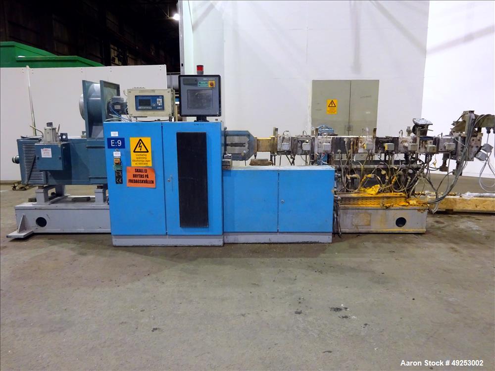 Used Coperion Werner & Pfleiderer Twin Screw Extruder Model ZSK 58 MCC.