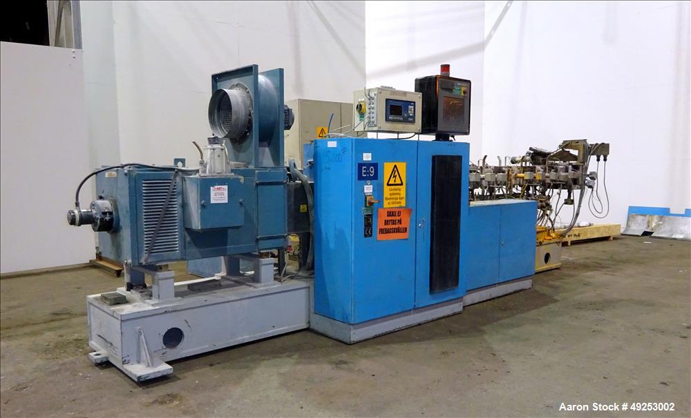 Used Coperion Werner & Pfleiderer Twin Screw Extruder Model ZSK 58 MCC.