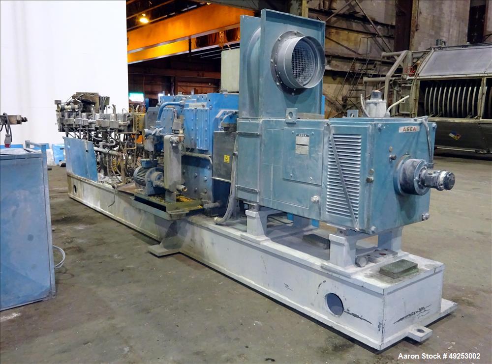 Used Coperion Werner & Pfleiderer Twin Screw Extruder Model ZSK 58 MCC.