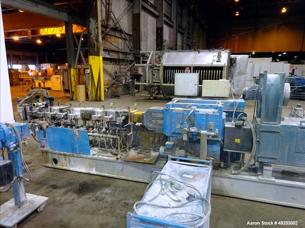 Used Coperion Werner & Pfleiderer Twin Screw Extruder Model ZSK 58 MCC.