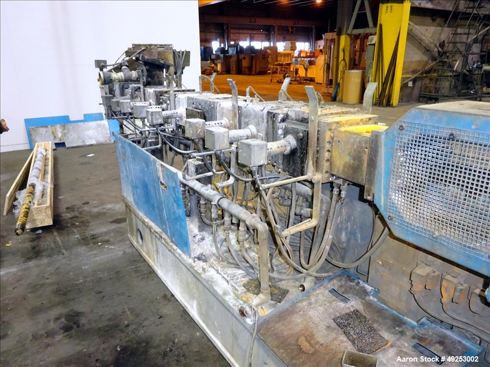 Used Coperion Werner & Pfleiderer Twin Screw Extruder Model ZSK 58 MCC.