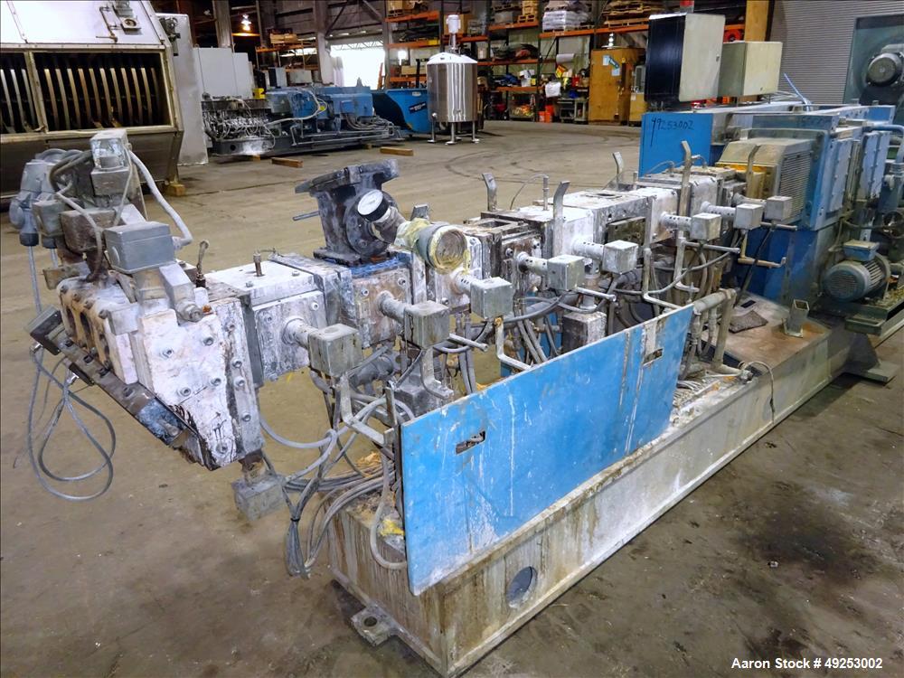 Used Coperion Werner & Pfleiderer Twin Screw Extruder Model ZSK 58 MCC.