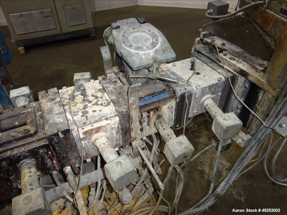 Used Coperion Werner & Pfleiderer Twin Screw Extruder Model ZSK 58 MCC.