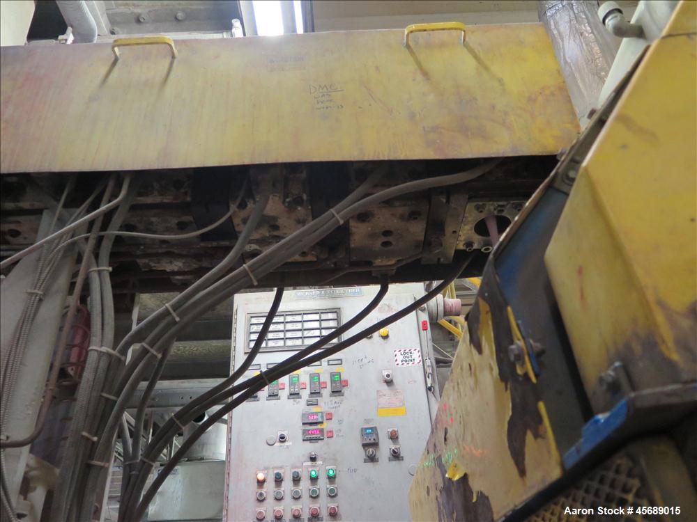 Used Werner & Pfleiderer 58mm Twin Screw Extruder, Model ZSK-58, Serial # 180913.  75 HP DC motor.  Includes:  North American Process Cooling Belt, 902M series feeder, long barrel.  Controls and Driv...