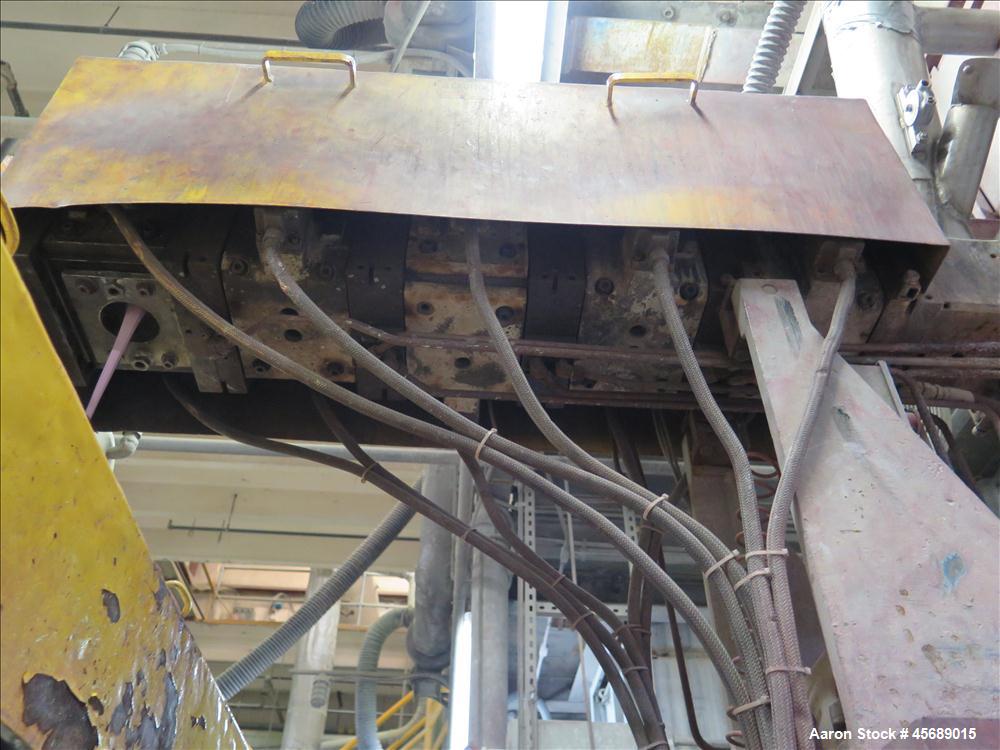 Used Werner & Pfleiderer 58mm Twin Screw Extruder, Model ZSK-58, Serial # 180913.  75 HP DC motor.  Includes:  North American Process Cooling Belt, 902M series feeder, long barrel.  Controls and Driv...