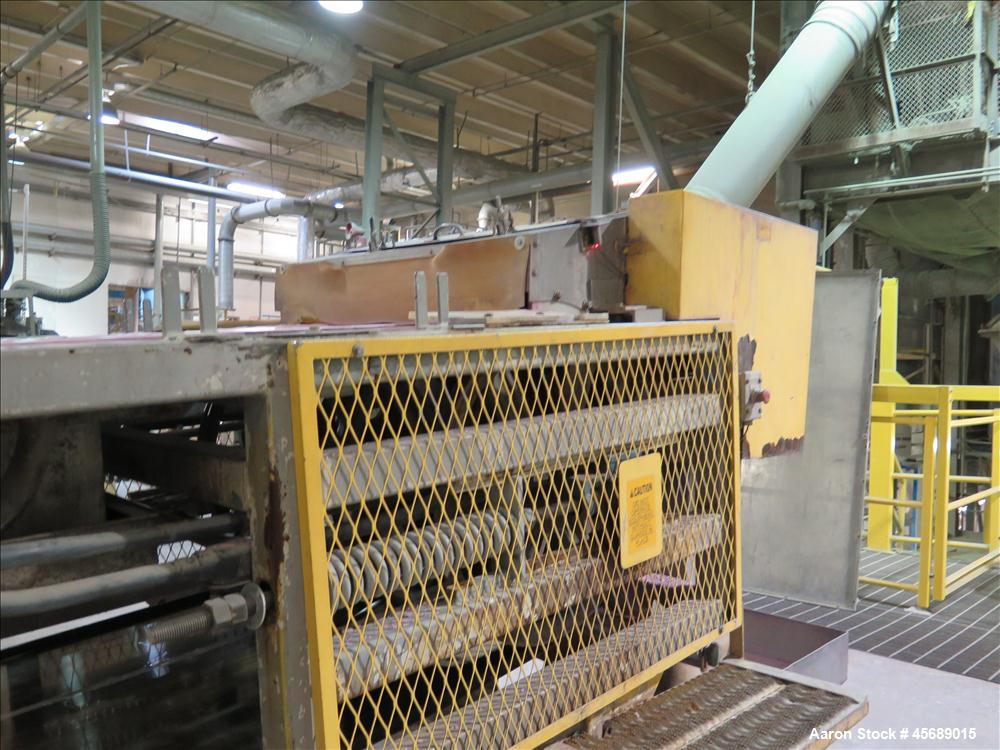 Used Werner & Pfleiderer 58mm Twin Screw Extruder, Model ZSK-58, Serial # 180913.  75 HP DC motor.  Includes:  North American Process Cooling Belt, 902M series feeder, long barrel.  Controls and Driv...