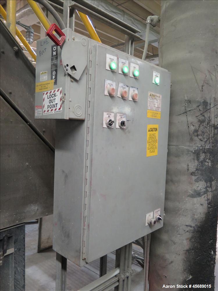 Used Werner & Pfleiderer 58mm Twin Screw Extruder, Model ZSK-58, Serial # 180913.  75 HP DC motor.  Includes:  North American Process Cooling Belt, 902M series feeder, long barrel.  Controls and Driv...
