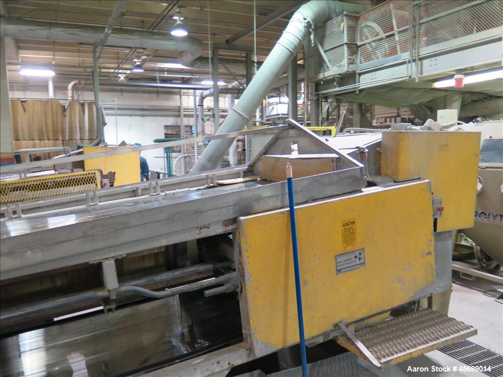 Used Werner & Pfleiderer 70mm Twin Screw Extruder, Model ZSK-70 SC.  New Baldor 150 HP AC motor,  Gearbox Rebuilt in 2011 by Coperion.  Includes; Schenck Accurate 902M Series Feeder, North American P...