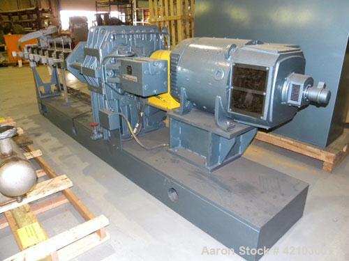 Used Werner & Pfleiderer 70mm Twin Screw Extruder/ Compounder, Type ZSK 70W 175E. Co-Rotating intermeshing side by side screw design. Approximate 28 to 1 L/D ratio. 6 Barrel sections, (1) vented with...
