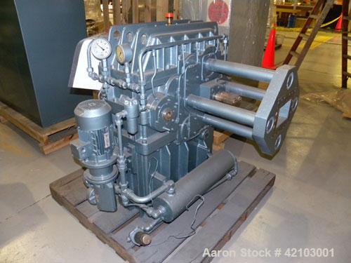Used Werner & Pfleiderer 70mm Twin Screw Extruder/ Compounder, Type ZSK 70W 175E. Co-Rotating intermeshing side by side screw design. Approximate 28 to 1 L/D ratio. 6 Barrel sections, (1) vented with...