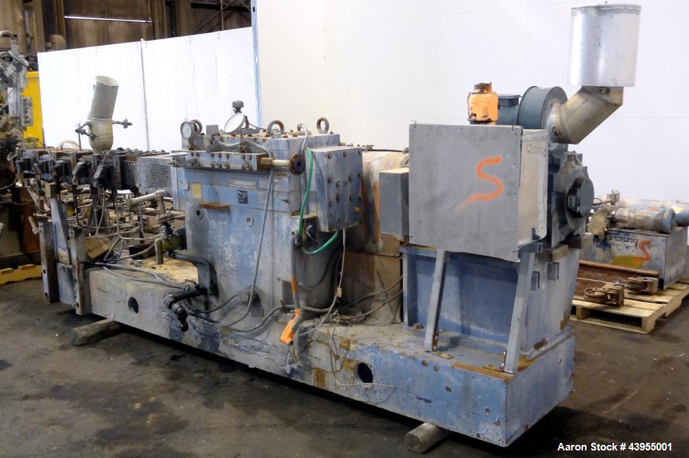 Used - Werner & Pfleiderer ZSK70 Underwater Pelletizing Line