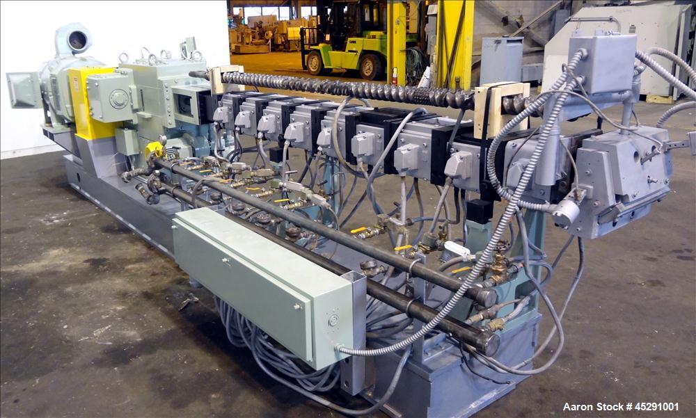 Used Werner & Pfleiderer Twin Screw Extruder Model ZSK-70