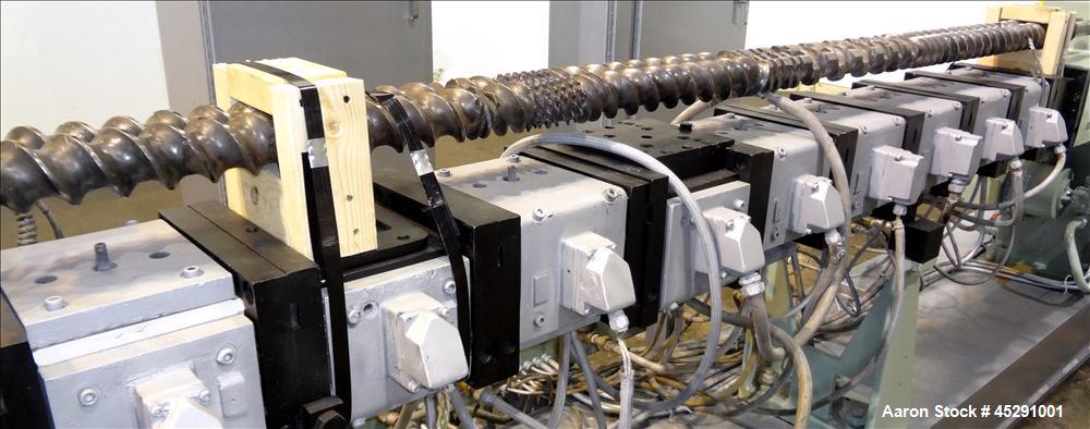 Used Werner & Pfleiderer Twin Screw Extruder Model ZSK-70