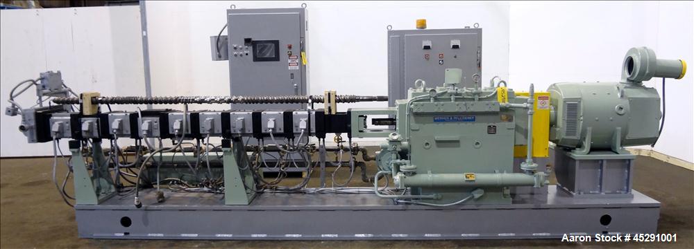 Used Werner & Pfleiderer Twin Screw Extruder Model ZSK-70