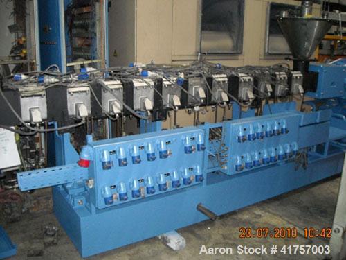 UsedWerner Pfleiderer ZSK 83 Twin Screw Extruder, co-rotating, (2) 3.