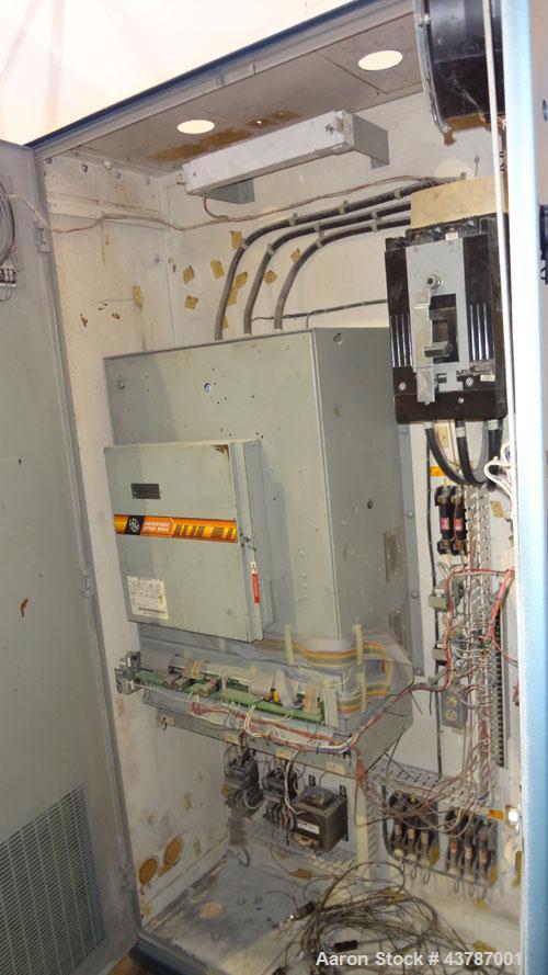 Used Werner & Pfleiderer 92mm Twin Screw Extruder, Type ZSK-92F-385E. Approximate 30 to 1 L/D ratio. Co-rotating intermeshing side by side screw design. 7 Barrel sections, (1) feed section with hoppe...