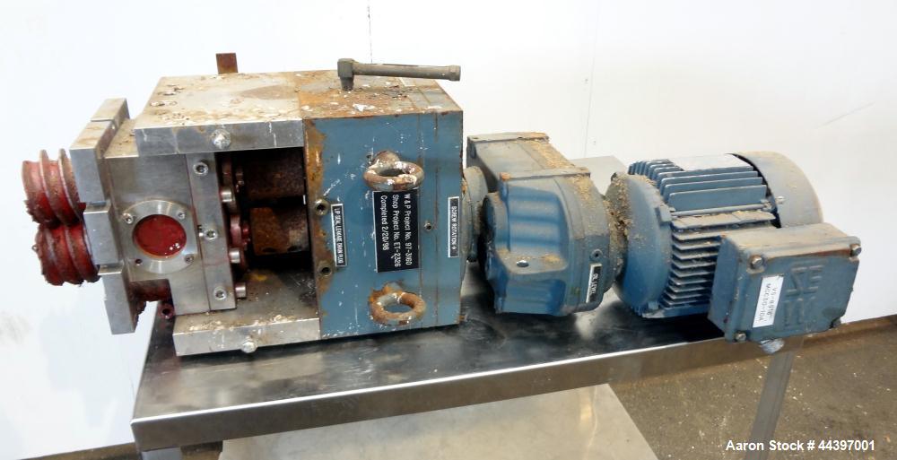 Used Werner & Pfleiderer 92mm Twin Screw Extruder, Type ZSK-92. Approximately 60 to 1 L/D ratio.  Co-rotating intermeshing side by side screw design.  14 Barrel sections, (1) feed section with a twin...