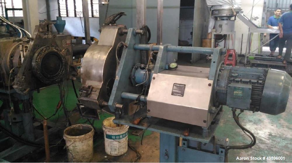 Used Werner & Pfleiderer Twin Screw Extruder. Model ZSK 92