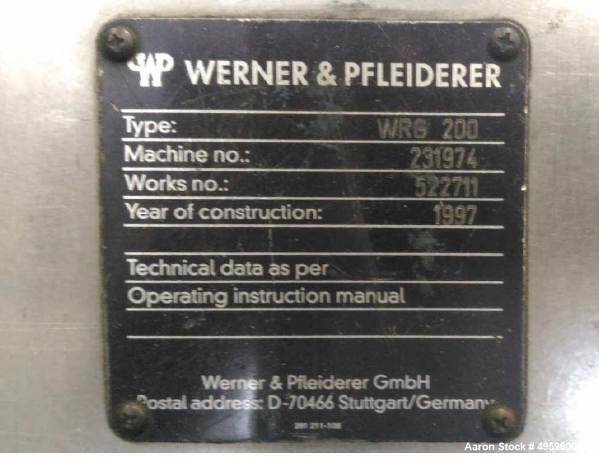 Used Werner & Pfleiderer Twin Screw Extruder. Model ZSK 92