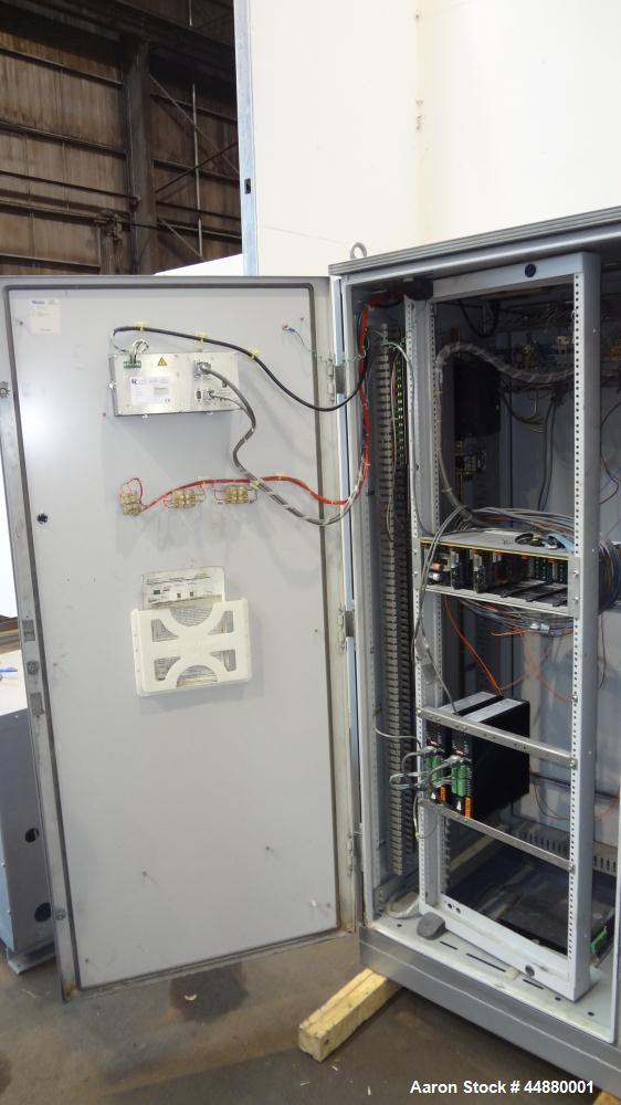 Used Werner & Pfleiderer 40mm Twin Screw Extruder, Type ZSK40F-32.5E. Approximate 40 to 1 L/D ratio. Co-Rotating intermeshing side by side screw design. 10 Barrel sections, with (1) feed section, (1)...