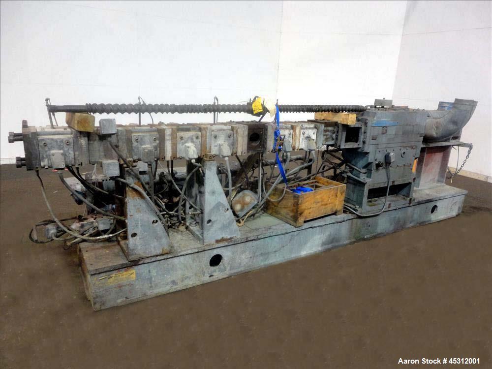 Used Werner Pfleiderer 58mm Co -Rotating Twin Screw Extruder, Model ZSK-58