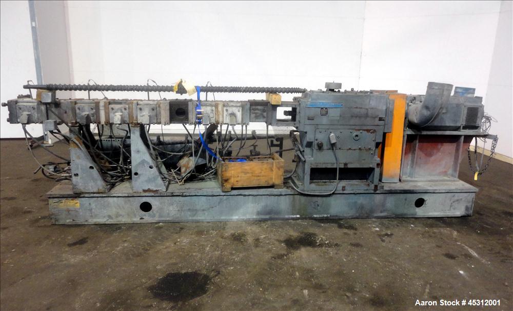 Used Werner Pfleiderer 58mm Co -Rotating Twin Screw Extruder, Model ZSK-58