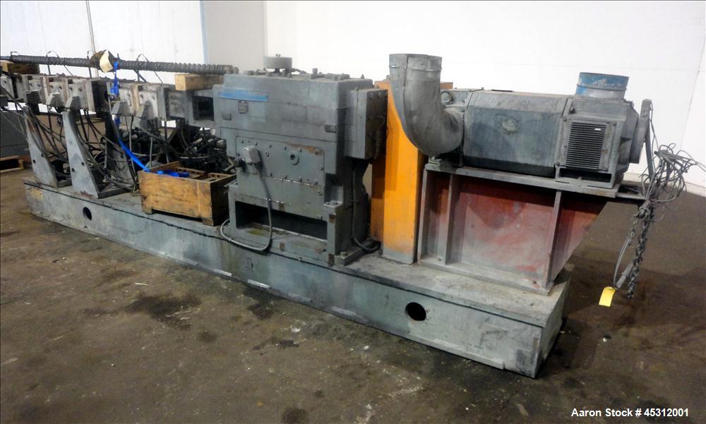 Used Werner Pfleiderer 58mm Co -Rotating Twin Screw Extruder, Model ZSK-58