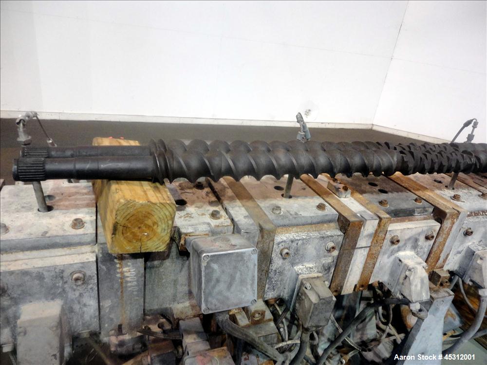 Used Werner Pfleiderer 58mm Co -Rotating Twin Screw Extruder, Model ZSK-58