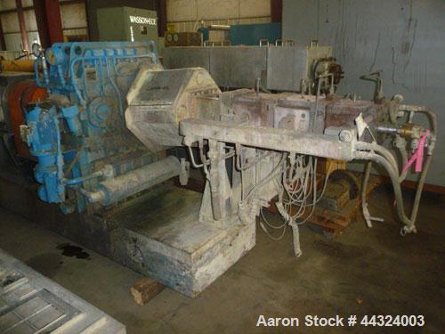 Used Werner and Pfleiderer Twin Screw Extruder, Model ZSK70, 70mm screws, co-rotating, cored screws with rotary unions, 13:1 L/D, electrically heated, water cooled barrel with (4) barrel sections, 15...