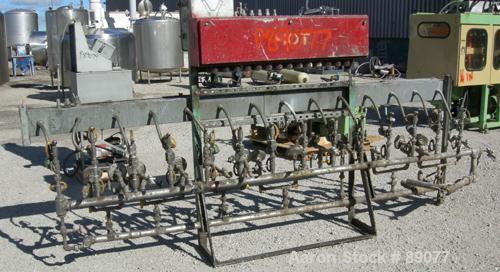 USED: Werner Pfleiderer 83 mm twin screw extruder parts machine, model ZSK80M240.2 consisting of (1) model ZSK80M240.2 extruder gearbox, werk #506786-787, built 1983, transmission ratio approximately...